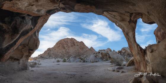 Cleghorn Arch-2 Cleghorn Arch seen from the alcove near it. Cleghorn Lakes Wilderness, California.