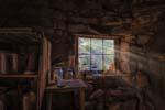 The Eagle CLiff Boulder House in Joshua Tree National Park