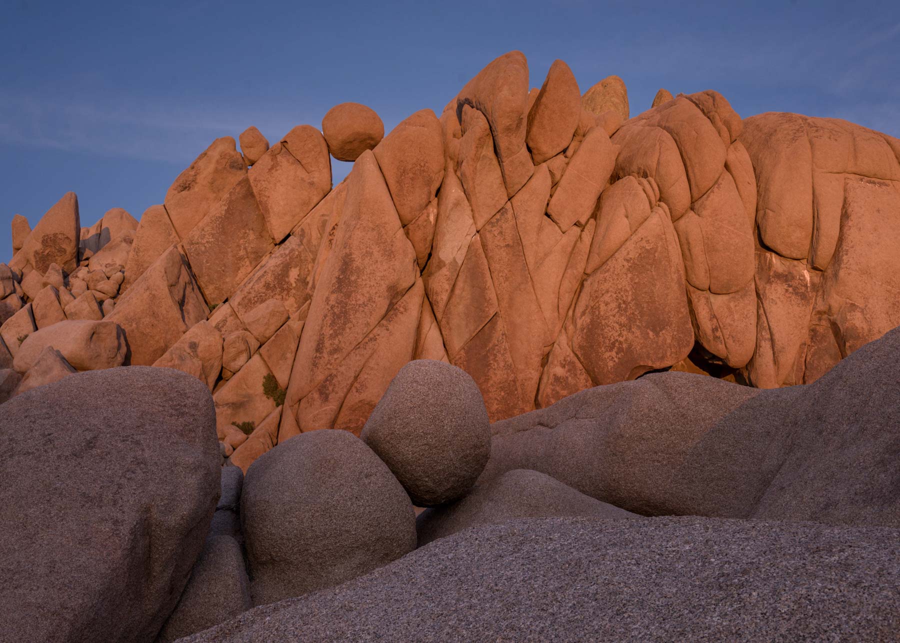 Balanced Boulder in Joshua Tree National Park