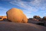 Peach Rock in Joshua Tree National Park