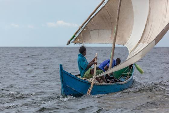 Mfangano Dhow on Lake Victoria Mfangano Dhow on Lake Victoria near Mfangano Island.
