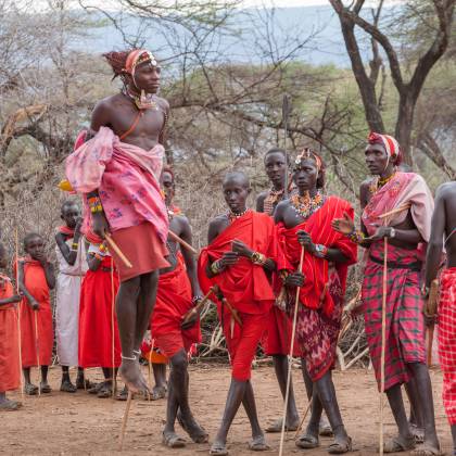 Maasai Jumping Dance 1 The Maasai jumping dance, also known as the 