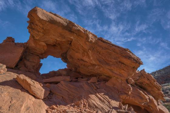 Arch in the Lower Bowl of Fire Arch in the Lower Bowl of Fire, Lake Mead NRA