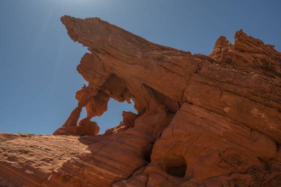 Bowl of Fire Arch 1 Arch in the Upper Bowl of Fire, Lake Mead NRA