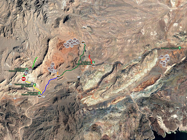 Google Map of Lake Mead National Recreation Area