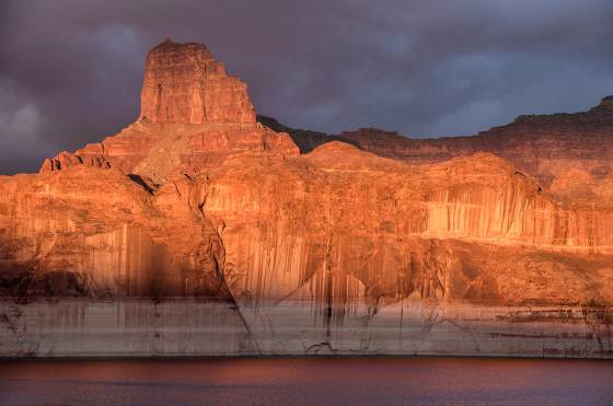 Early Light on Commanding Butte Early Light on Commanding Butte on Lake Powell