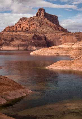 Unnamed Butte Unnamed Butte on Lake Powell