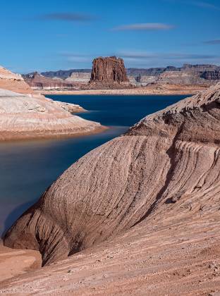 Dominguez Butte Camp 2 Lake Powell and Padre Butte