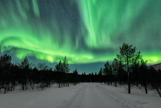Active Aurora 3 Aurora as viewed from Utsjoki in Lapland, Finland
