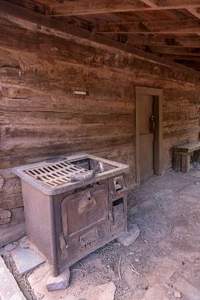 Old Stove Lonely Dell Ranch in Lees Ferry NRA, Arizona