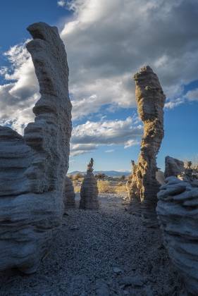 Hell's Beach Eastern group of Sand Tufas near Mono Lake, California