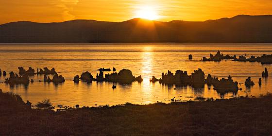 Sunrise Panorama at Mono Lake Mono Lake South Tufas at Sunrise