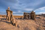 Sand Tufas at Mono Lake, California