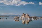 Tufas reflected in Mono Lake, California