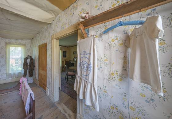 Ryburn House Bedroom 2 Bedroom in Doctor Ryburn's House in Bannack ghost town