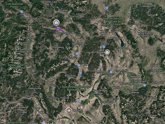 Montana Ghost Town Maps