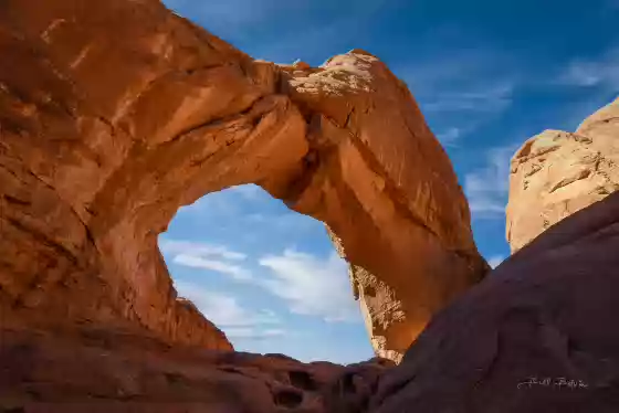 Gouldings Arch 1 Gouldings Arch near Goulding's Campground, Monument Valley.