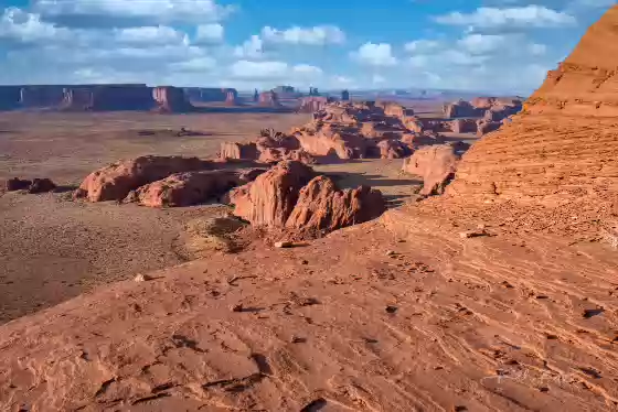 Hunts Mesa 8 View of Monument Valley from Hunts Mesa