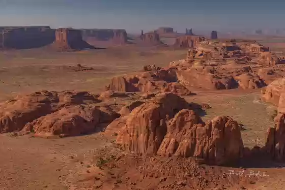 The View from Hunts Mesa View of Monument Valley from Hunts Mesa