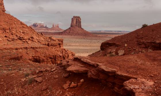 North Window 2 View of Monument Valley from the North Window