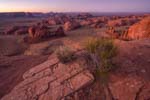 Hunts Mesa in Monument Valley blue hour image