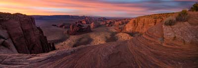 Monument Valley seen from Hunts Mesa