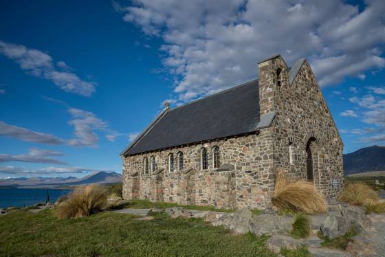 Church of the Good Shepherd and Lake Tekapo