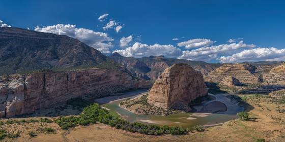Steamboat Rock Steamboat Rock and the confluence of the Green and Yampa Rivers in Dinosaur National Monument