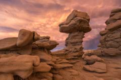 Hoodoo in Fanatasy Canyon in Utah