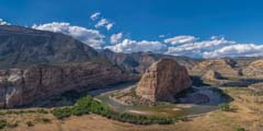 STeamboat Rock and the Green River in Dinosaur National Monument