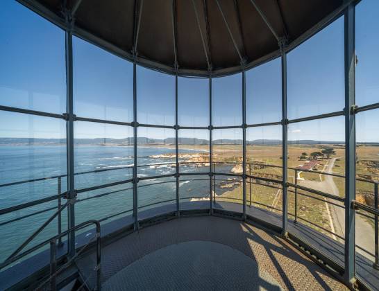 Lantern Room 1 The view from the lantern room in Point Arena Lighthouse