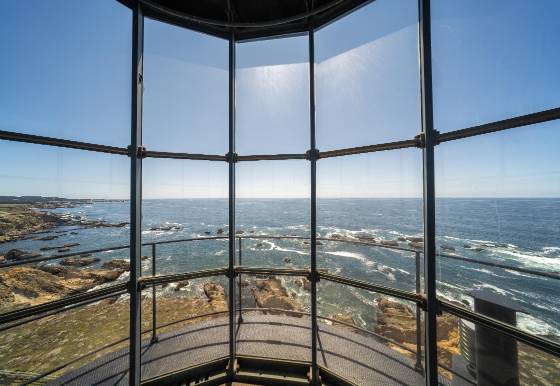 Lantern Room 2 The view from the lantern room in Point Arena Lighthouse