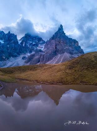 Laghetto Baita Segantini Laghetto Baita Segantini in the Dolomites, Italy.