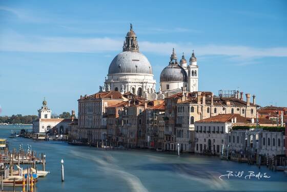 Basilica Santa Maria della Salute 3 Basilica Santa Maria della Salute seen from Ponte dell Accademia in Venice, Italy.