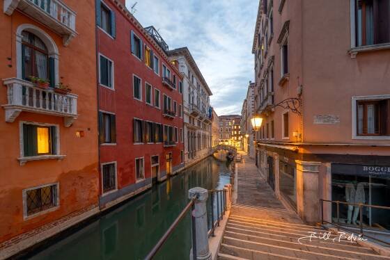 View from Ponte Goldoni The view to the southeast from Ponte Goldoni, Venice, Italy.