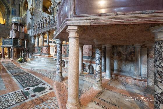 Basilica di San Marco Interior 6 Interior of Basilica di San Marco in Venice, Italy.