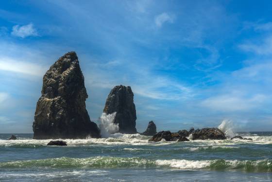Cannon Beach Needles The Needles at Cannon Beach on the Oregon Coast