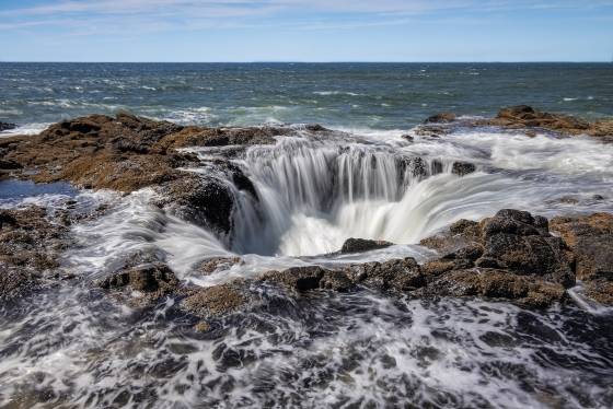 Thor's Well 2 Thor's Well at Cape Perpetua on the Oregon Coast