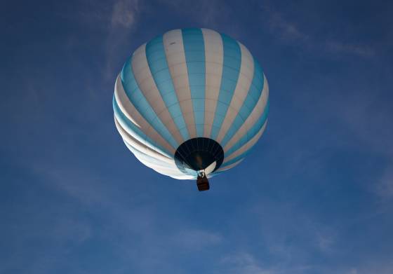 In the air 4 Balloons in the air at the Page Balloon Regatta