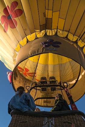 Ready 1 Balloons ready to take-off at the Page Balloon Regatta