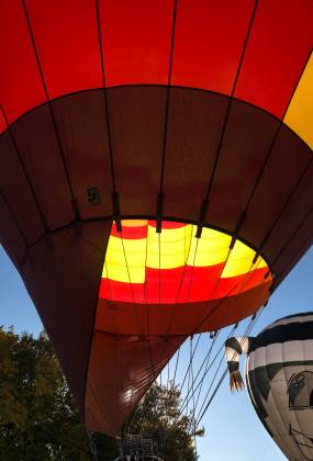 Ready 3 Balloons ready to take-off at the Page Balloon Regatta