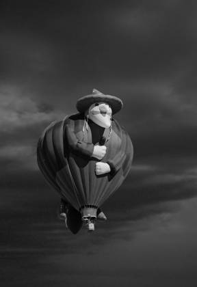 dah da da da da da duh Wicked Witch Balloon at the Page Balloon Regatta