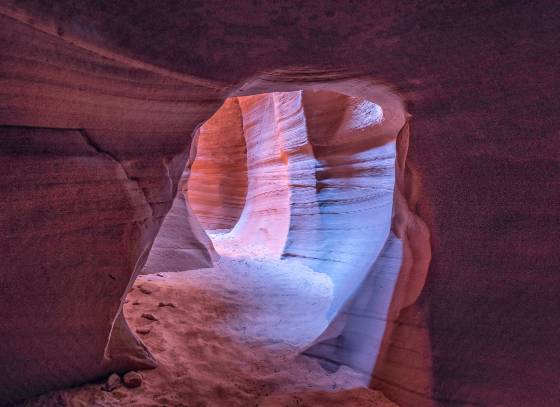 Canyon X Arch Other Side Arch near the entrance of the northwest slot of Canyon X