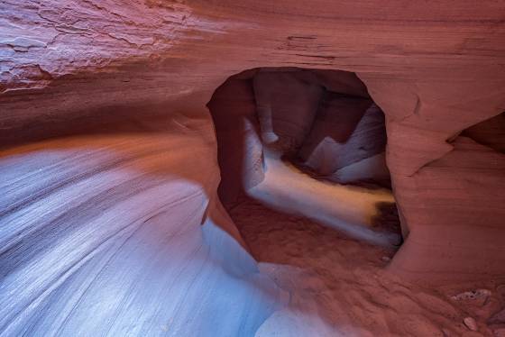 Canyon X Arch Arch near the entrance of the northwest slot of Canyon X