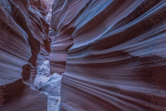 Leading Lines 2 Mountain Sheep slot canyon in the Navajo Nation.