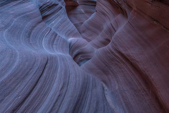 Leading Lines 3 Mountain Sheep slot canyon in the Navajo Nation.