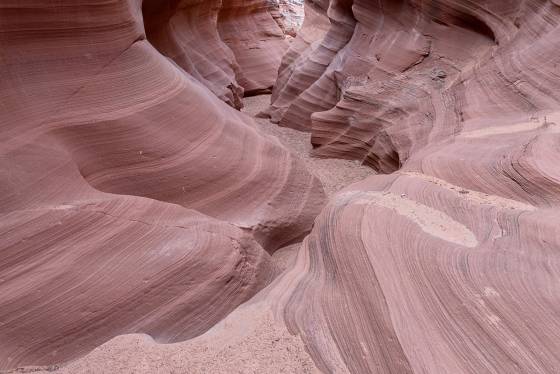 Owl Canyon 1 Owl Canyon, a wide slot canyon downstream of Mountain sheep canyon, in the Navajo Nation near Page, Arizona.