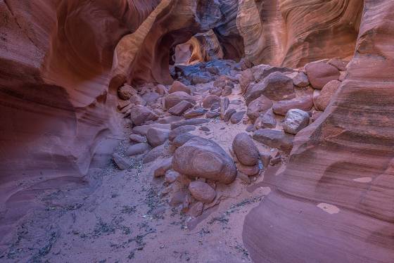 Rams Head Slot 1 Rams Head Canyon, upstream of Mountain Sheep Canyon in the Navajo Nation.