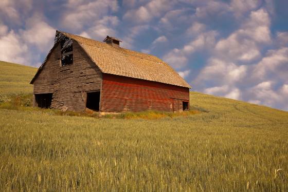 Glenwood Road Barn in the Palouse Barn off Glenwood Road in the Palouse