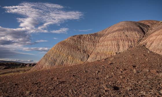 Clay Beds Panorama 9 Chinle Clay Beds along House Rock Valley Road in Vermilion Cliffs NM